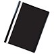 Rexel Data Flat File PVC with Title Strip and Full Back Pocket A4 Black Ref 12600BK