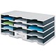 Styro Modular Sorting System 12 Compartments W723xD331xH293mm Grey and Black Ref 268-0304.98