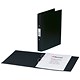 Rexel Budget Ring Binder Semi-rigid Polypropylene 2 O-Ring 25mm Size A4 Black Ref 13422BK [Pack 10]