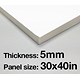 Foamboard Display Board / Size 30"x 40" / Thickness 5mm / Colour White / Box of 25 Sheets