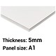 Foamboard Display Board / Size A1 / Thickness 5mm / Colour White / Box of 10 Sheets
