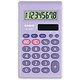 Casio Calculator Handheld Solar-power 8 Digit 3 Key Memory 67x120x8mm Ref SL460L