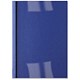 Image of GBC Thermal Binding Covers 1.5mm Front PVC Clear Back Leathergrain A4 Royal Blue Ref IB451003 [Pack 100]
