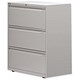 Bisley Side Filing Cabinet 3-Drawer W800xD470xH997-1021mm Goose Grey Ref SF3N