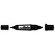 Pilot BegreeN Twin Permanent Marker Black Ref MFN15FBBBG [Pack 10]