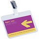 Durable Name Badges Self-Laminating Self-Adhesive W90xH54mm Transparent Ref 8102 [Pack 25]