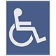 Stewart Superior Office Sign Disabled Toilet Symbol W115xD1xH140mm PVC Ref Nof103