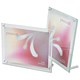 Deflecto Sign or Menu Display Holder Bevelled Edge Acrylic 102x152mm Clear Ref DE799493