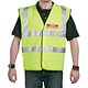 Image of IVG Fire Warden Vest High Visibility Yellow with Fire Warden Reflective Logo Ref IVGSFWV