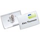 Durable Click Fold Name Badge Polypropylene Combi Clip and Insert 54x90mm Ref 8214/19 [Pack 25]