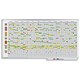 Legamaster Professional Year Planner for 75 items with Sliding Index W2000xH1000mm Ref 40504305-00