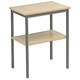 Trexus Telephone Table Multipurpose with Shelf W595xD450xH737mm Maple