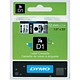 Dymo D1 Tape for Electronic Labelmakers 12mmx7m Black on Clear Ref 45010 S0720500