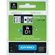 Dymo D1 Tape for Electronic Labelmakers 12mmx7m Black on White Ref 45013 S0720530