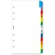 Filofax Refill Insert A-Z Index 95x171mm Personal Coloured Ref 131608