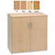 Trexus Low Cupboard with Adjustable Shelf W770xD454xH768mm Maple