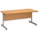 Influx Desk Cantilever Rectangular W1200xD800xH720mm Beech