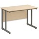 Trexus Cantilever Extension Desk W1000xD600xH720mm Maple