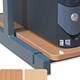 Trexus CPU Tower Shelf for Cantilever Desk Frame W204xD555xH18mm Maple