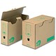 EcoLabel Transfer Case 100 percent Recycled W94xD330xH240mm White and Green Ref 265347 [Pack 20]