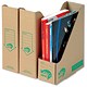 EcoLabel Magazine File 100 percent Recycled W94xD240xH330mm White and Green Ref 265363 [Pack 10]