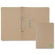 EcoLabel Transfer Spring File Recycled 100 percent 250gsm Foolscap Buff Ref 265371