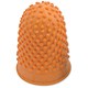 Quality Thimblette Rubber for Note-counting Page-turning Size 3 Orange Ref 265509 [Pack 10]