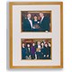Photo Album Company Frame Multi-aperture Wooden Acrylic-fronted for Double 127x178mm Prints Ref HW0507D