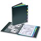 Snopake Professional Ring Binder Display Book 5-Part with 6x CD Pocket A4 Black Ref 15003