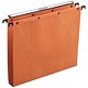 L Oblique Suspension File Manilla Vertical for 350 Sheets 30mm Foolscap Orange Ref L206002 [Pack 25]