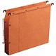 L Oblique Suspension File Lateral Manilla 30mm Base 240gsm A4 Orange Ref L500002 [Pack 25]