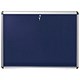 Nobo Display Cabinet Noticeboard Visual Insert Lockable A0 W1255xH965mm Blue Ref 1902049
