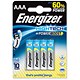 Energizer Ultimate Battery Alkaline LR03 1.5V AAA Ref 624619 [Pack 4]