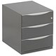 Trexus Pedestal Steel Low Under-desk 3 Drawer W420xD564xH495mm Grey