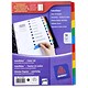 Avery IndexMaker Divider Set Punched with Coloured Tabs 10-Part A4 Assorted Ref 01412061