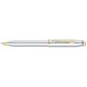Cross Century II Medalist Pencil 0.5mm Chrome with Gold Trim Ref WG330305