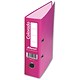 Eastlight Colorado Lever Arch File Plastic 80mm Spine Foolscap Pink Ref 302101 [Pack 10]