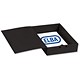 Bantex Elba Box File Opaque Polypropylene Rigid 70mm Spine Foolscap Black Ref 118260 [Pack 5]