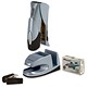 Rexel Gazelle Pod Dock Stapler Half-strip with No.56 Staples and Remover Silver and Black Ref 2101417