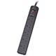 Compucessory Surge Adaptor 5 Outlet LED and UK Phone Socket 13A 250V AC Max.918 Joules Ref CCS25143