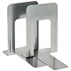 Helix Giant Bookends Metal W180xH250mm Silver Ref V53090 [Pack 2]