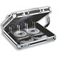 Leitz Vaultz Media Binder Case Lockable 4-Ring with 16 Sheets of 8 Pockets for 128 CDs Ref 67120095