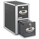 Leitz Vaultz CD Cabinet 2 Drawers Total Capacity 330 Folders or 120 Slim or 60 Jewel Cases Ref 67190095
