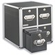 Leitz Vaultz CD Cabinet 4 Drawers Total Capacity 660 Folders or 240 Slim or 120 Jewel Cases Ref 67200095