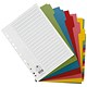 Concord Recycled Dividers 230 micron Card with Coloured Tabs 20-Part A4 White Ref 48699