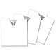 Leitz Vaultz CD File Pocket Paper-based Writable with 3 Tabs 125x135mm Ref 6721000 [Pack 50]