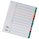 Concord Punched Pocket Index Multicolour-tabbed Europunched 1-12 Extra Wide A4 White Ref CS98