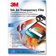 3M OHP Film Inkjet for HP Deskwriter C XL300 Deskwriter 500C And Paintjet Ref CG3460 [Pack 50]