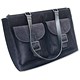 Masters Laptop Bag Brushed Cord with Zipped Main Section Shoulder Strap 2 External Pockets Black Ref 2390