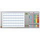 Nobo Performance Synergy Planning Board Time/Date T-Card Annual Grid Magnetic W1425xH600mm Ref 1902239